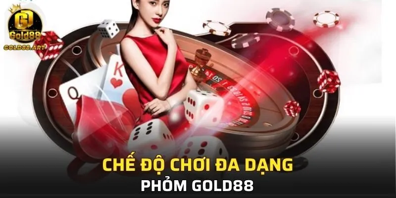 Chế độ chơi đa dạng tại Phỏm GOLD88