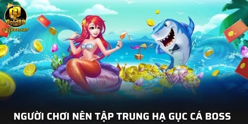 Phối hợp hạ gục cá Boss để tiết kiệm nguyên liệu