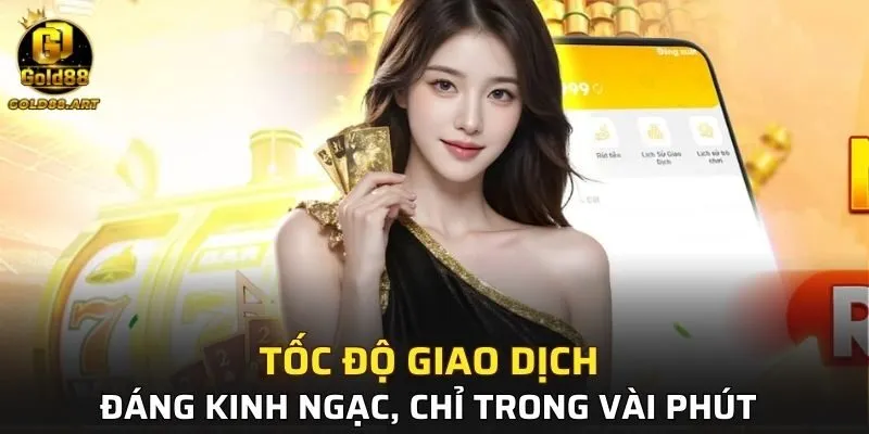 Tốc độ giao dịch đáng kinh ngạc, chỉ trong vài phút