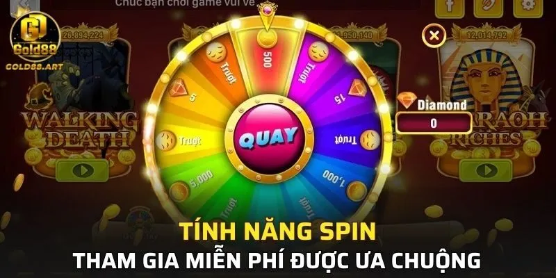 Truy cập vòng quay hoàn toàn miễn phí